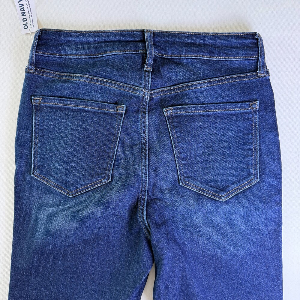 Old Navy NWT Extra High-Rise Rockstar Super Skinny Women's Jeans Sz 8 Med. Wash - Picture 7 of 16